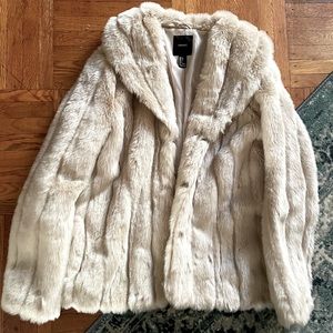Faux fur forever 21 jacket